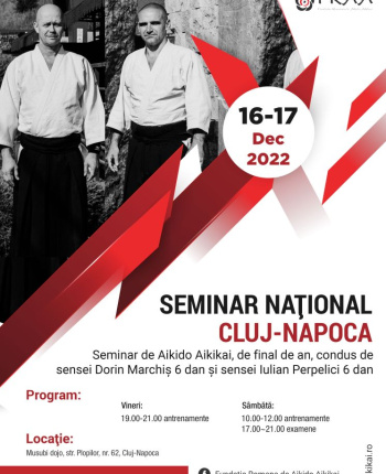 Seminar national de final de an, Cluj-Napoca, decembrie 2022